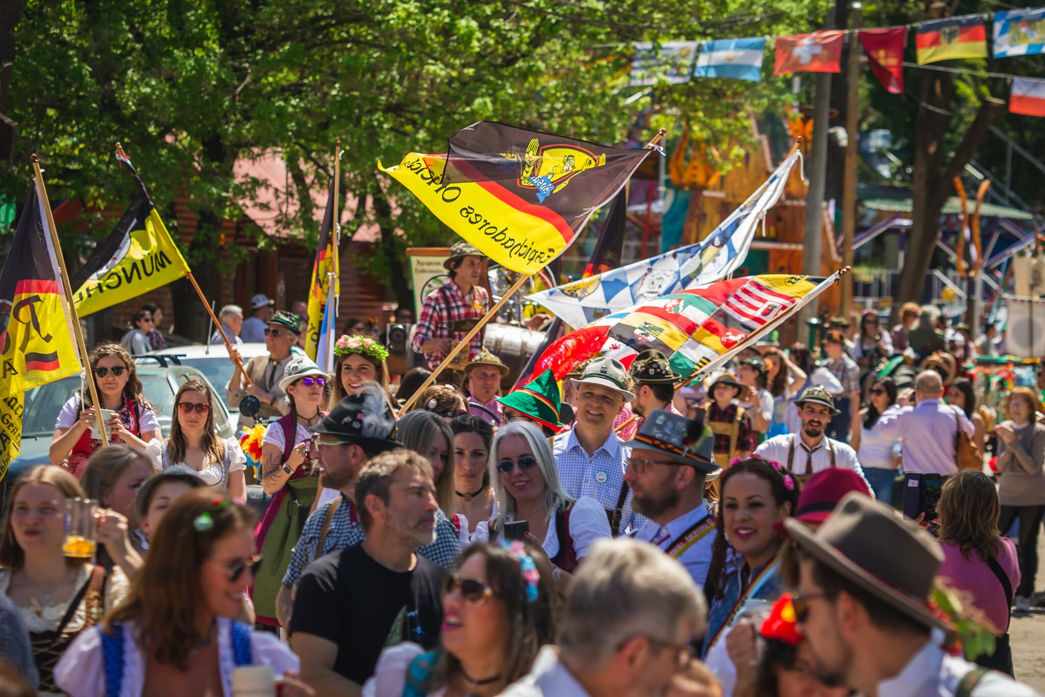 Una multitud estuvo en el primer fin de semana de la Oktoberfest de Villa General Belgrano (Turismo Villa General Belgrano).