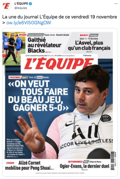 Mauricio Pochettino y su gestión en PSG.