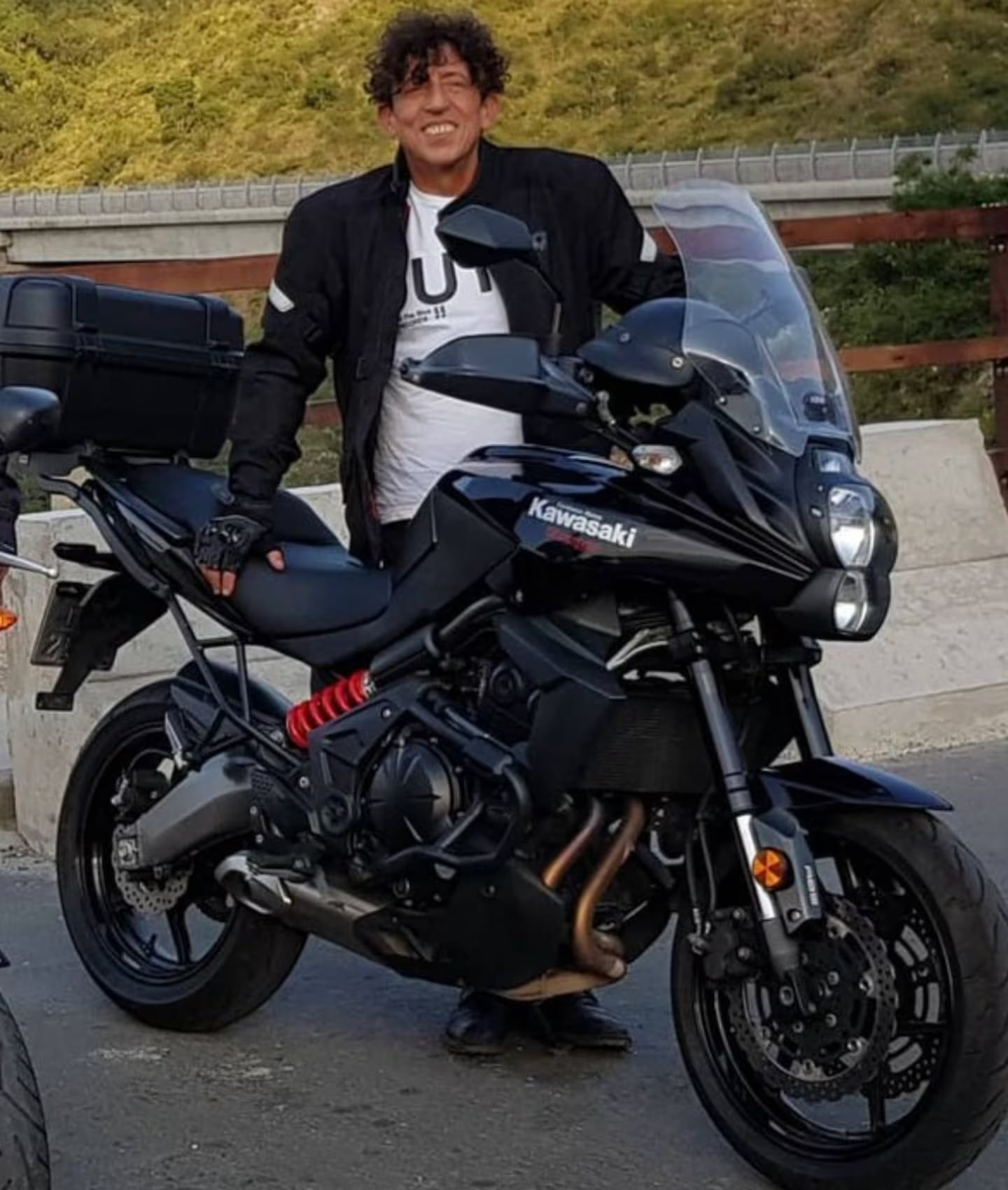 La moto que le robaron al actor Huevo Müller