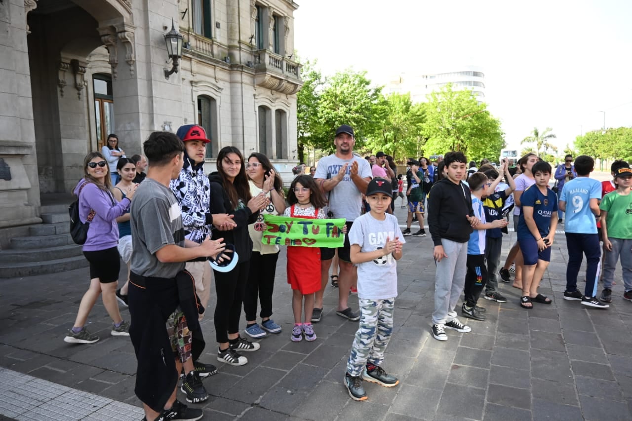 Recibimiento a la delegación de Tres Arroyos que participó en los Juegos Bonaerenses