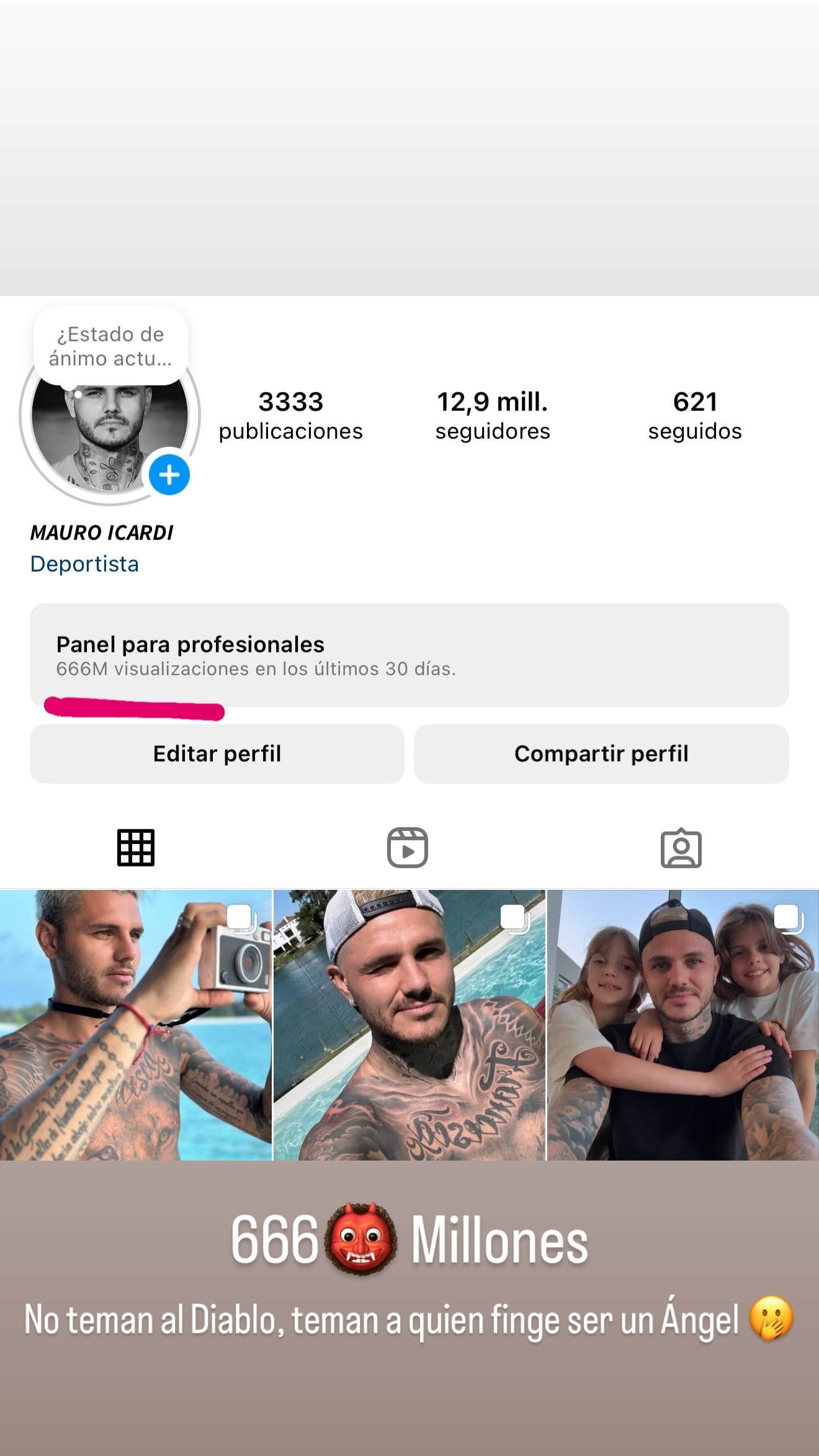 El futbolista está más que satisfecho con su rendimiento como influencer.