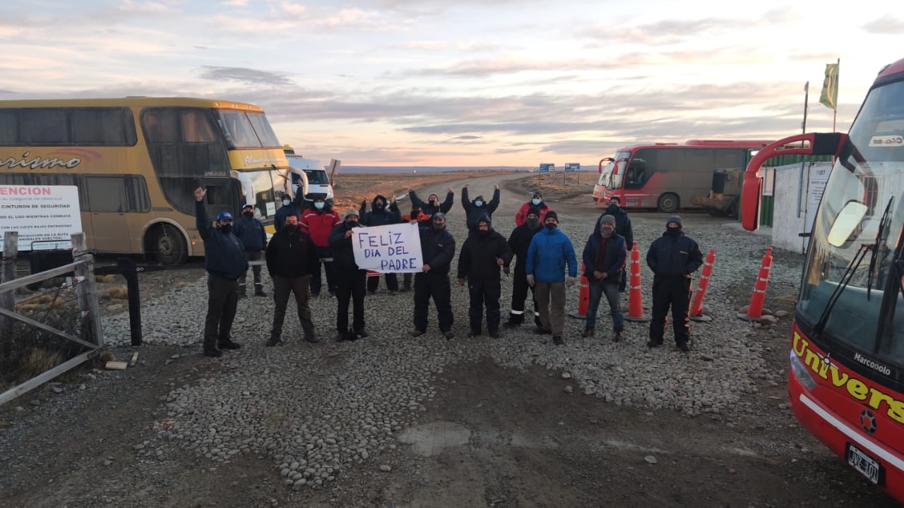 Los trabajadores reclamaron durante una semana en el ingreso a La Barrancosa.