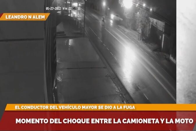 Grave accidente en Alem: atropelló y huyó de la escena.