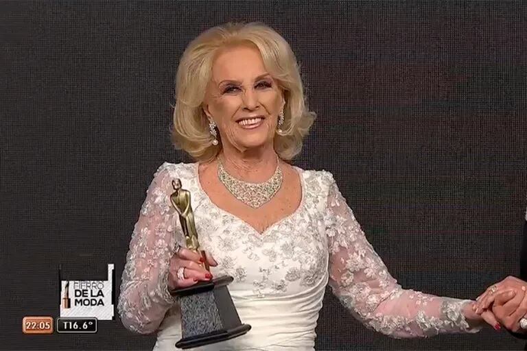 Mirtha Legrand en el Martín Fierro