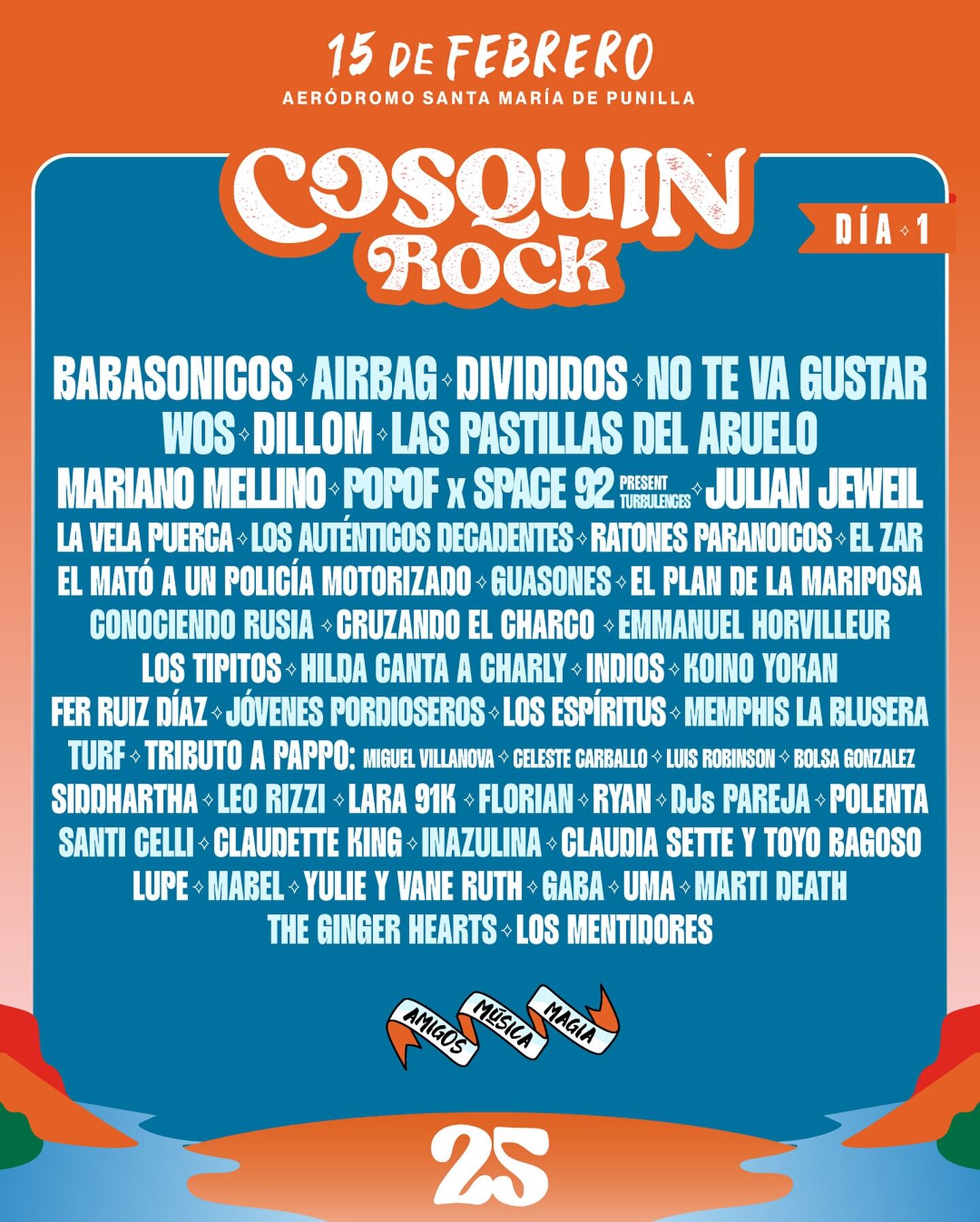 El día 2 del Cosquín Rock 2025.