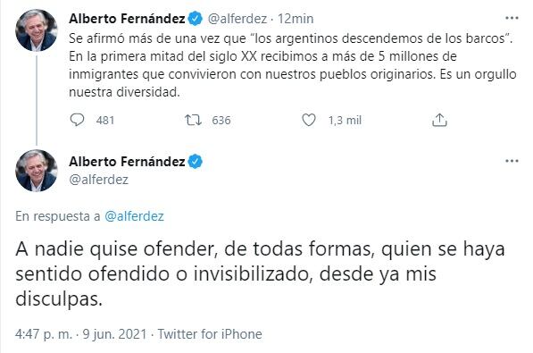 Alberto Fernández aclaró sus dichos sobre la inmigración en América Latina.