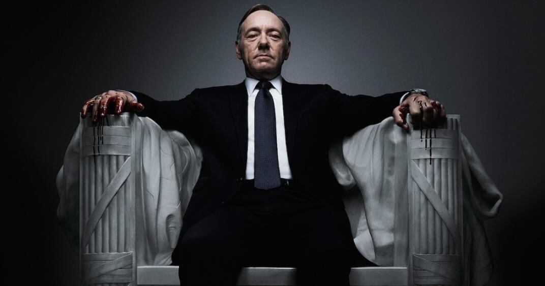 Kevin Spacey como Frack Underwood en House of Cards