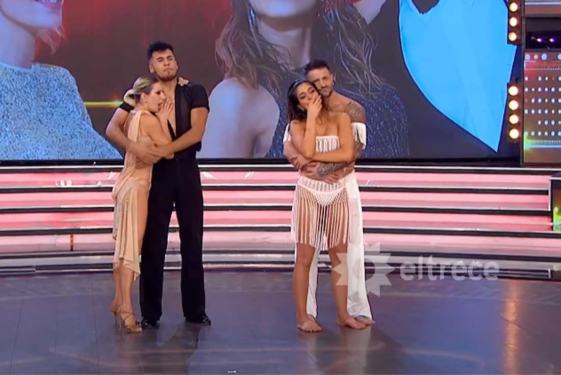 Noelia Marzol y Celeste Muriega, antes del anuncio sobre quién pasaría a la final.