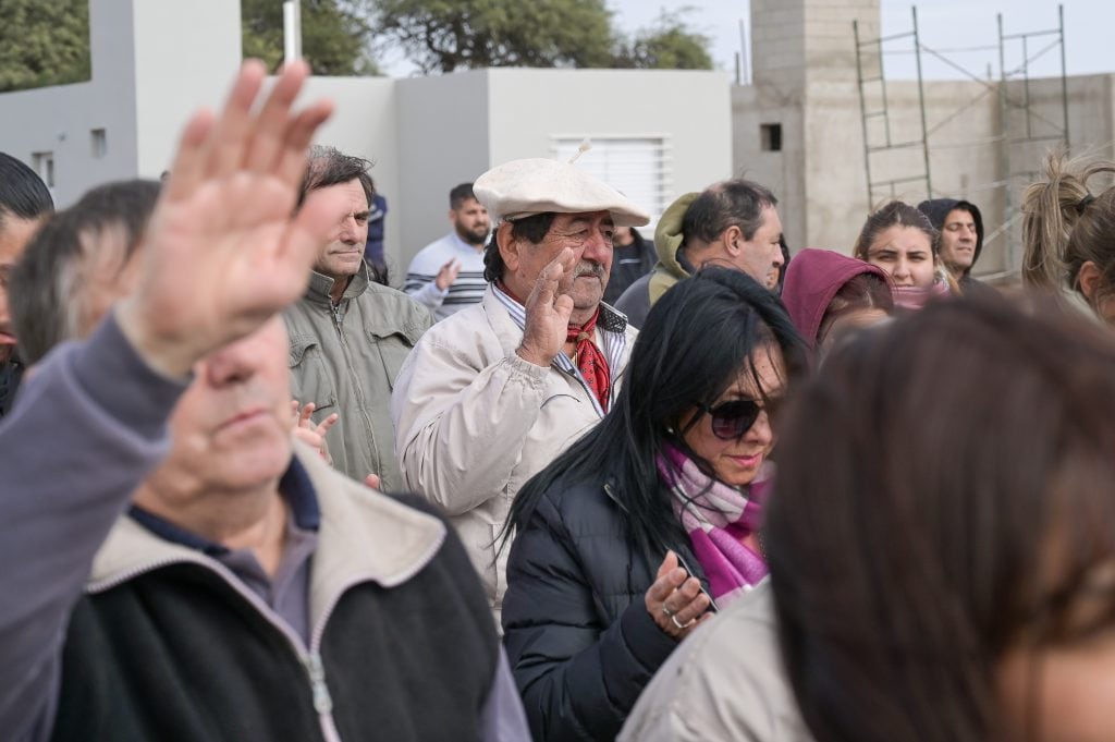 Entrega de viviendas en Arroyito