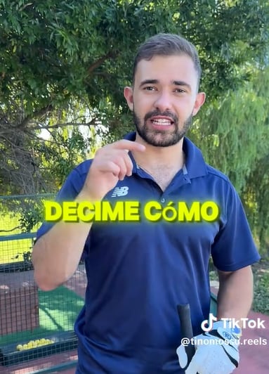 Influencer financiero comparó al golf con el fútbol.