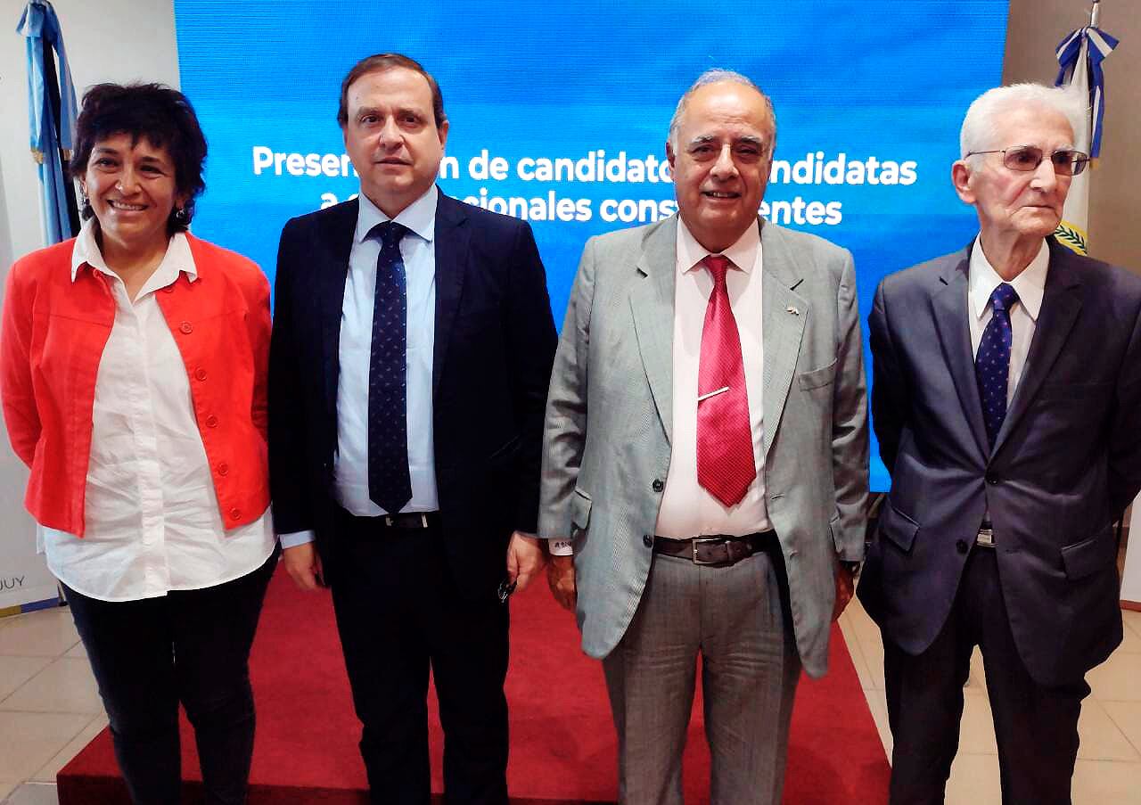 Alicia Chalabe, Guillermo Snopek, Vicente Casas y Julio Ferreyra, referentes de Unidad por Jujuy.