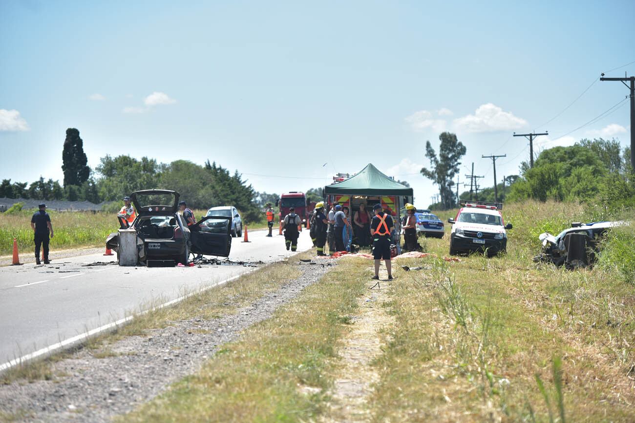 Choque frontal donde murieron 3 personas en la Ruta 10 km 50.