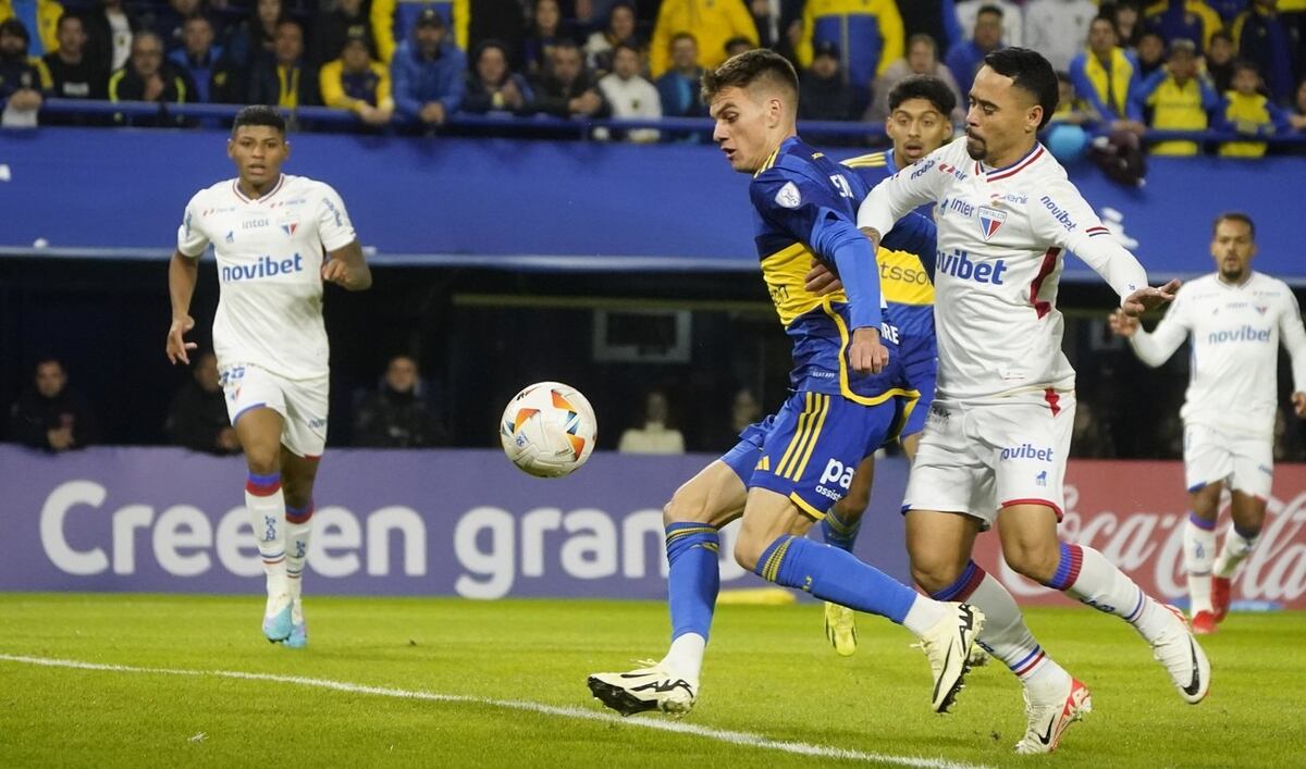 Copa Sudamericana: a Boca se le escapó en el final y empató 1 a 1 con Fortaleza