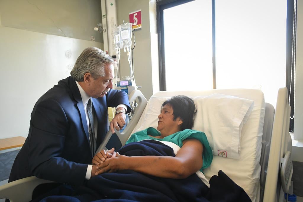 Alberto Fernández junto a Milagro Sala en Jujuy
Foto Presidencia