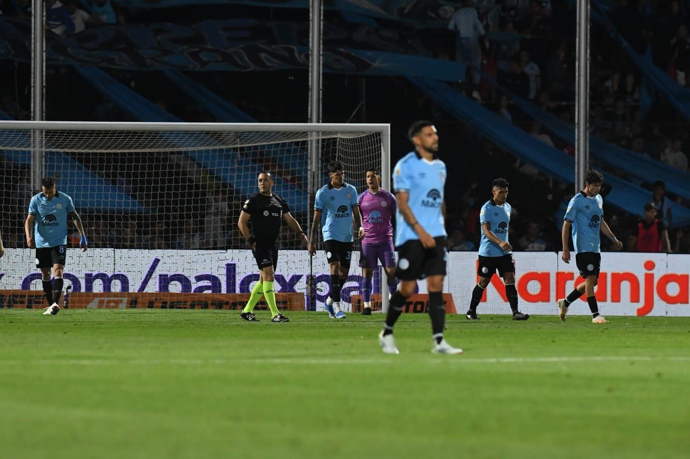 Belgrano y la derrota ante Defensa en Alberdi. (Facundo Luque / La Voz).