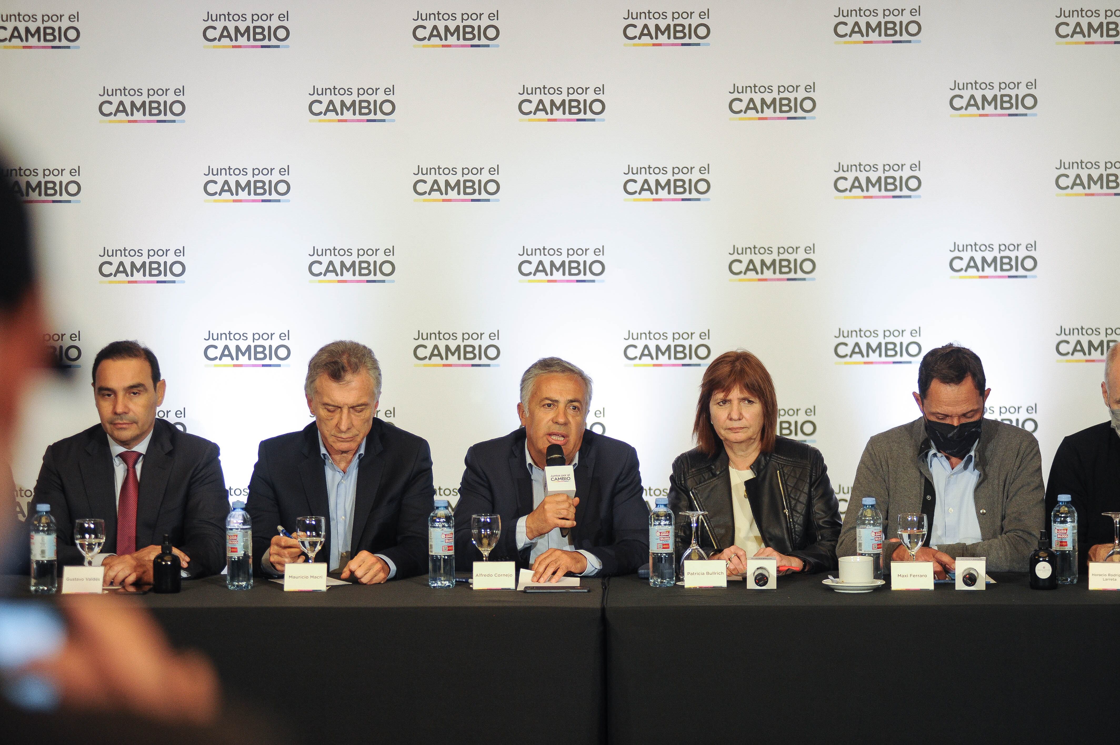 Reunión de Juntos por el cambio en la ciudad de Buenos Aires.