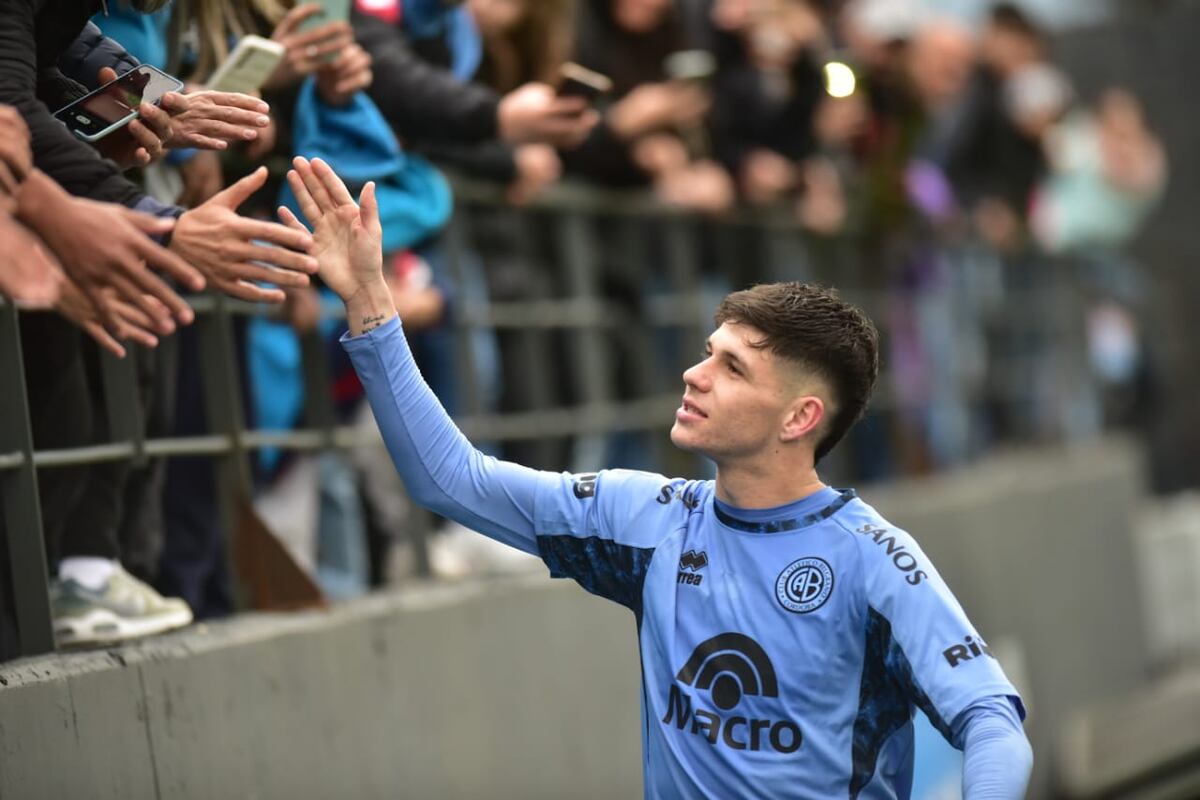 En fotos: la despedida de Bruno Zapelli y la promesa a los hinchas de Belgrano