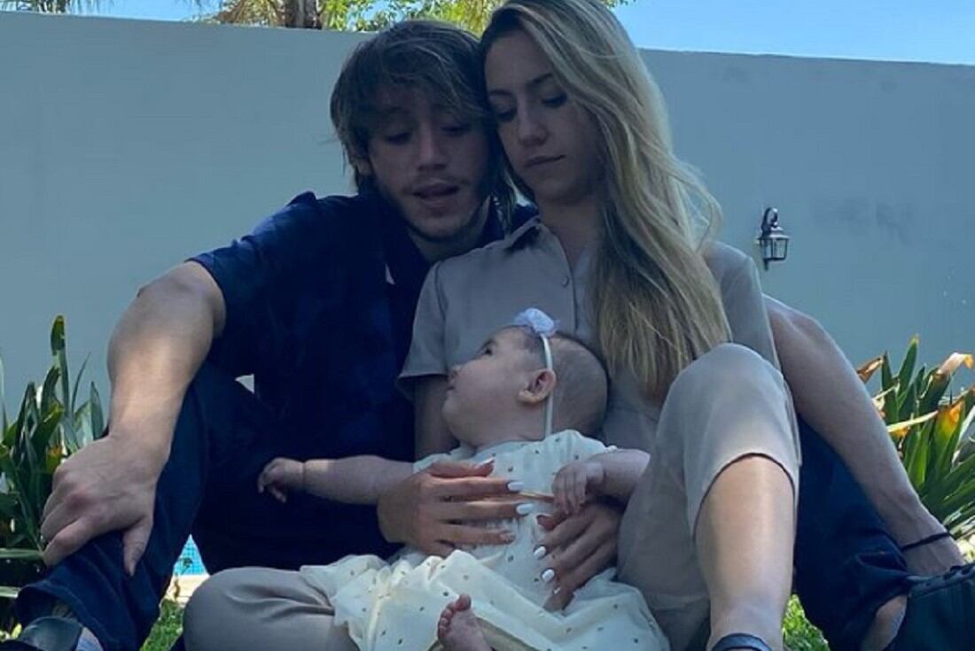 Paulo, Rocío e Isabella. (Instagram Paulo Londra)