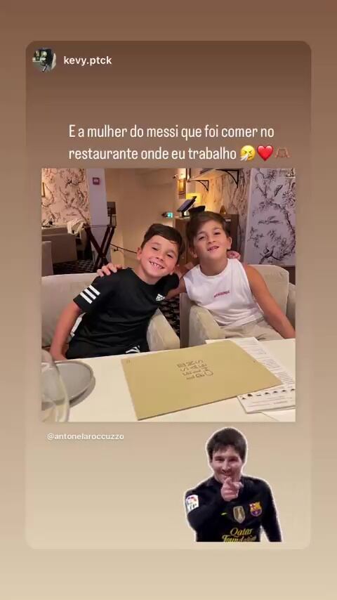 La visita de la familia Messi no pasó desapercibida en la costa Florida.