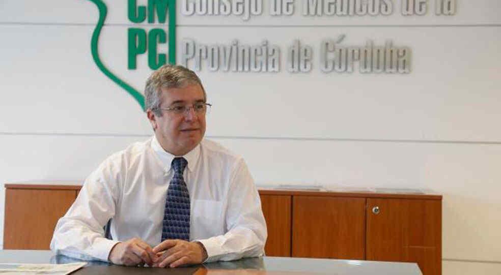 Andrés de León. El presidente del Consejo de Médicos de la Provincia de Córdoba.