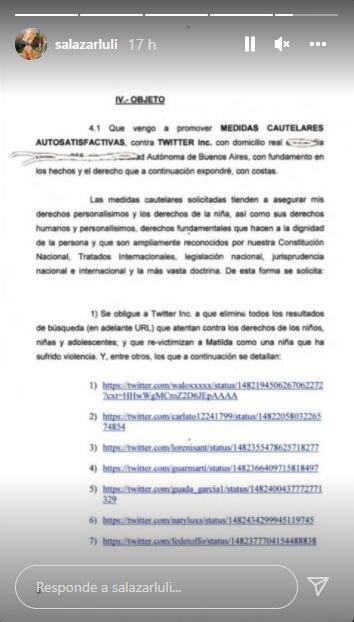 Luciana Salazar demandó a Google y Twitter.