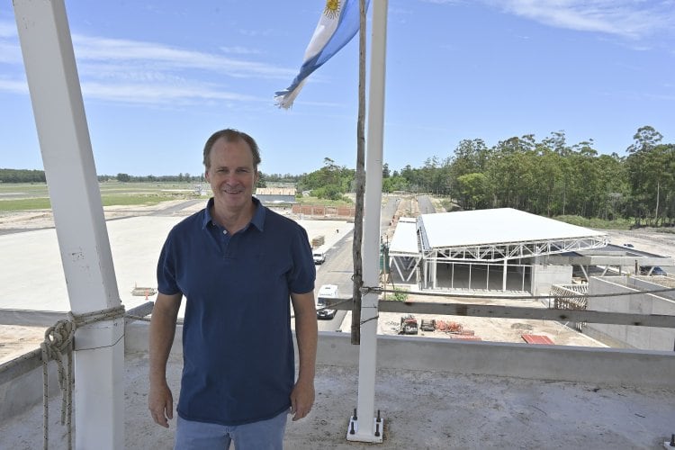 Bordet en las obras del Aeropuerto de Concordia