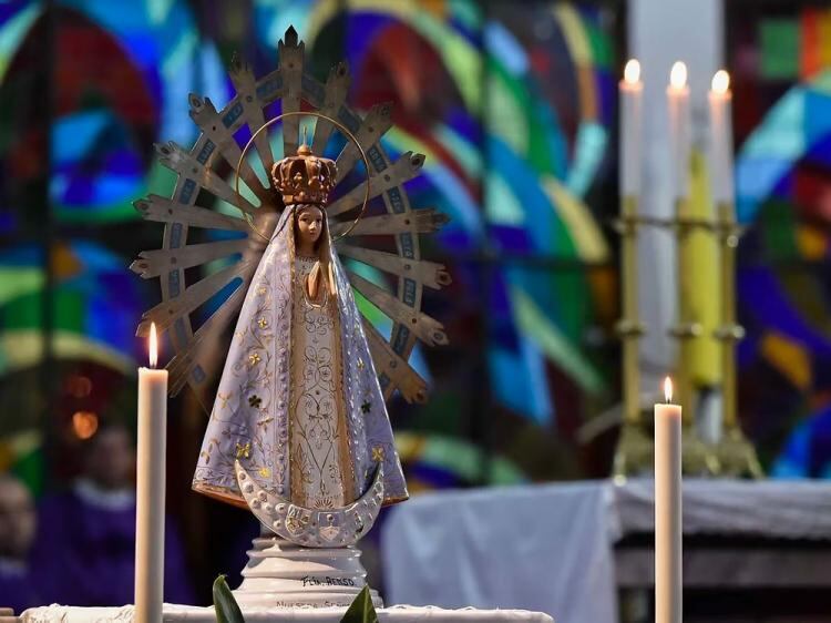 Nuestra Señora de Luján, advocación de la Virgen María consagrada patrona de la Argentina. En 2030 se celebrará los 400 años del acontecimiento milagroso que tuvo como principal testigo al "Negro Manuel".