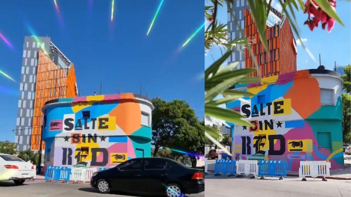 La esquina de Sucre y La Tablada es escenario de un nuevo y colorido mural cordobés