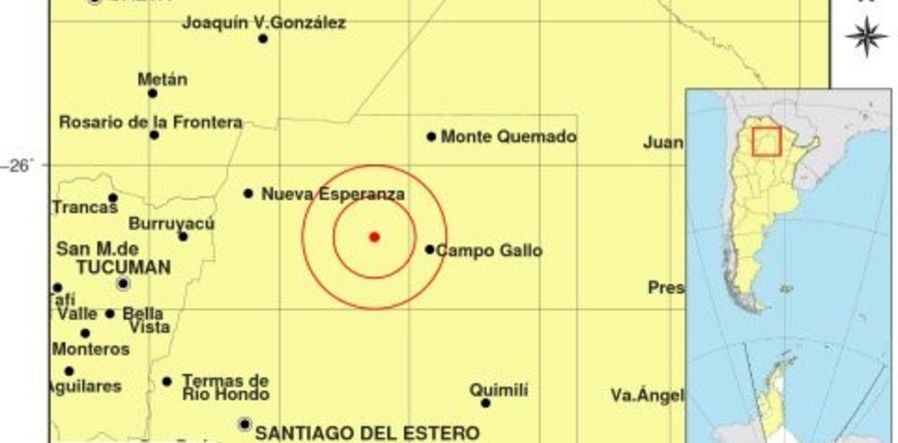 Sismo en Santiago del Estero