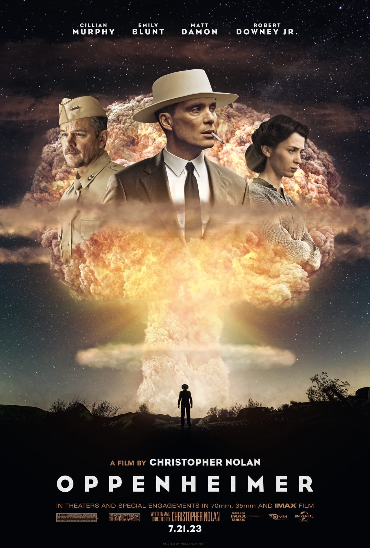 Oppenheimer, la nueva película de Christopher Nolan con Cillian Murphy.