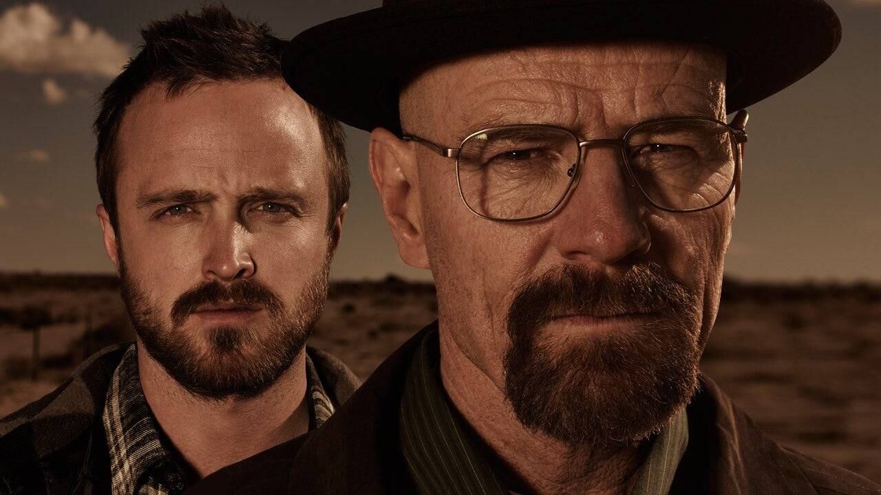 Aaron Paul y Bryan Cranston en Breaking Bad.