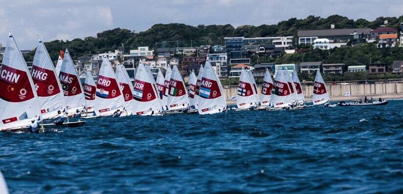 Windsurf en la modalidad RS:X se desarrolló en la isla de Enoshima, 75 kilómetros al sur de Tokio.