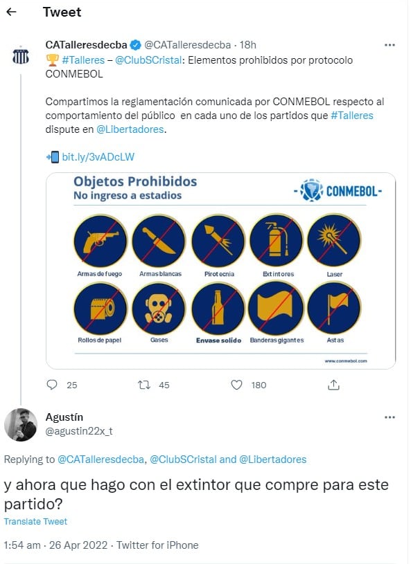 Las recomendaciones despertaron las ironías de los cordobeses.