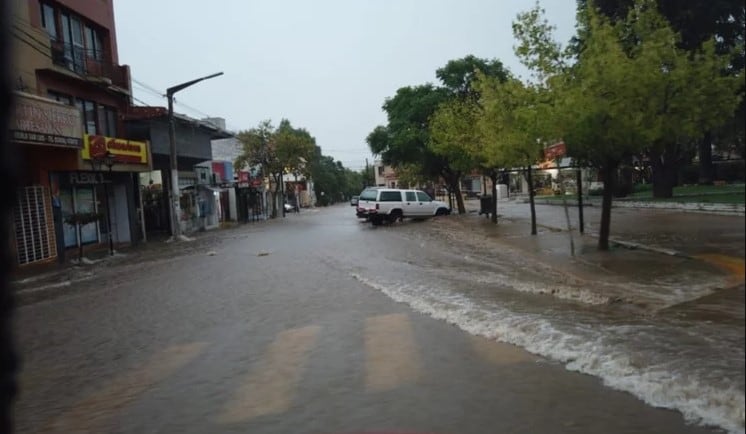 Merlo y las consecuencias de las lluvias.