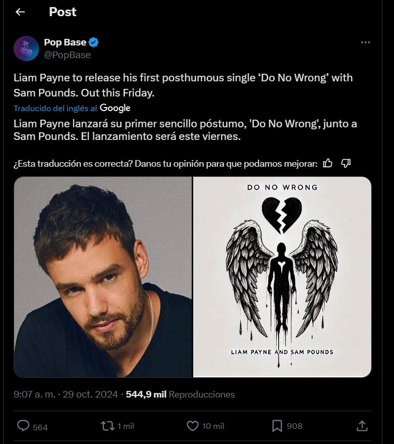 Un famoso productor lanzará la primera canción póstuma de Liam Payne.