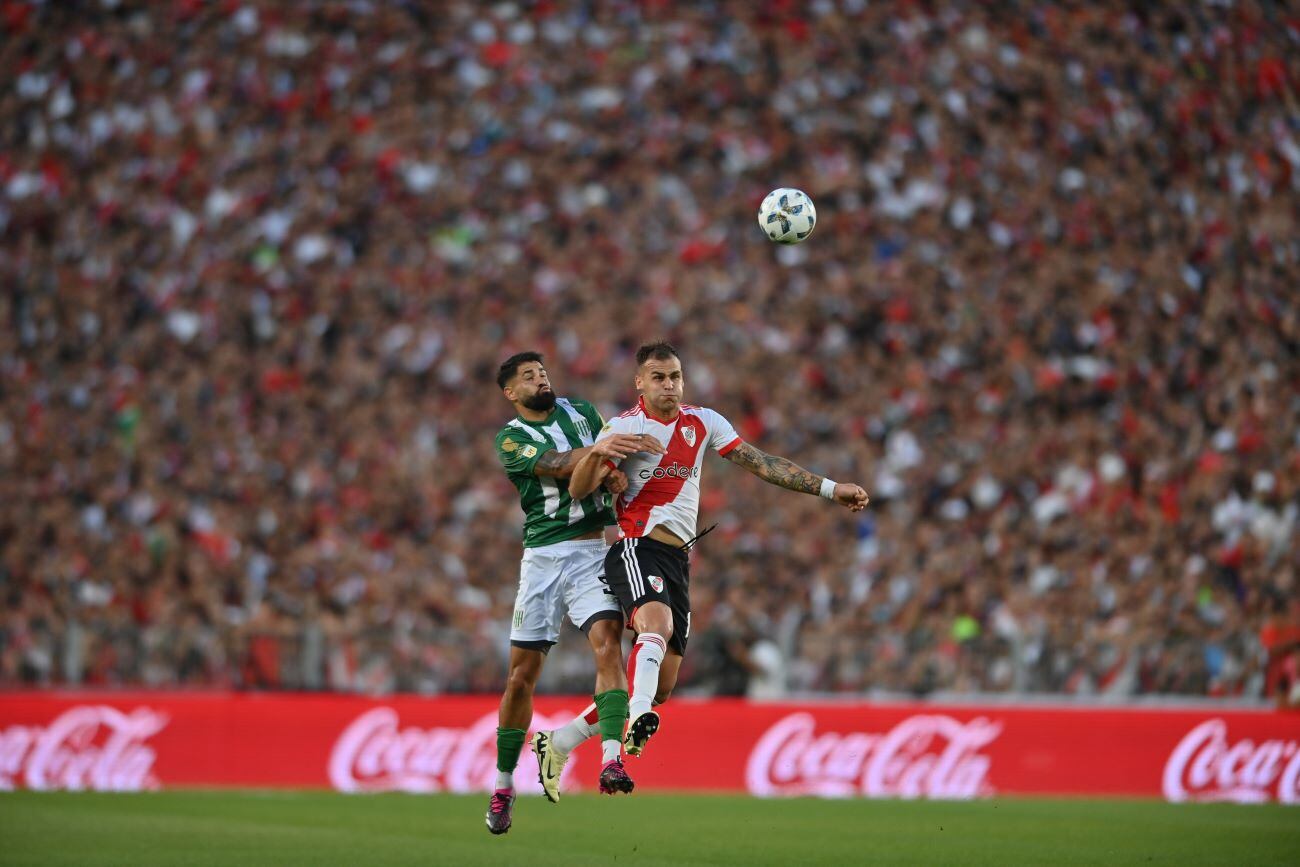 River rescató un punto sobre el final ante Banfield en el Monumental, por la sexta fecha de la Copa de la Liga Profesional. Foto: Prensa River