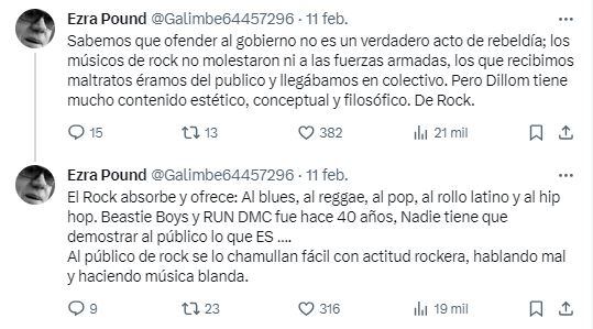 Andrés Calamaro defendió a Dillom tras su polémica frase contra Caputo: “Es el mejor artista actual”