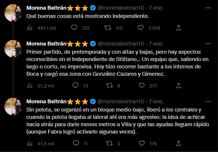 More Beltrán vía Twitter