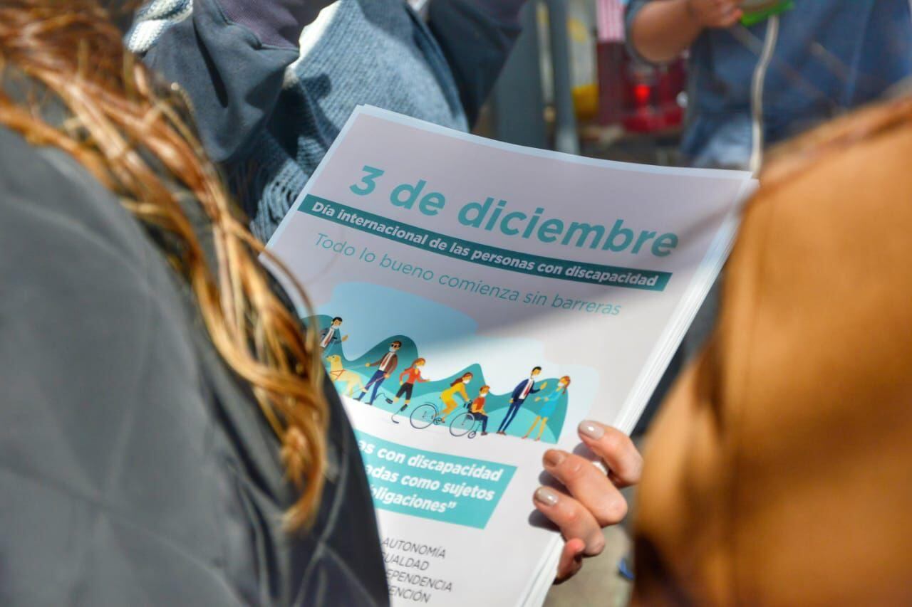 El Municipio realizó una caminata en el marco del Día Internacional de las Personas Con Discapacidad