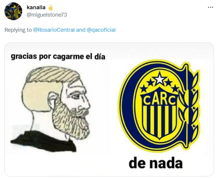 Rosario Central quedó eliminado y estallaron los memes