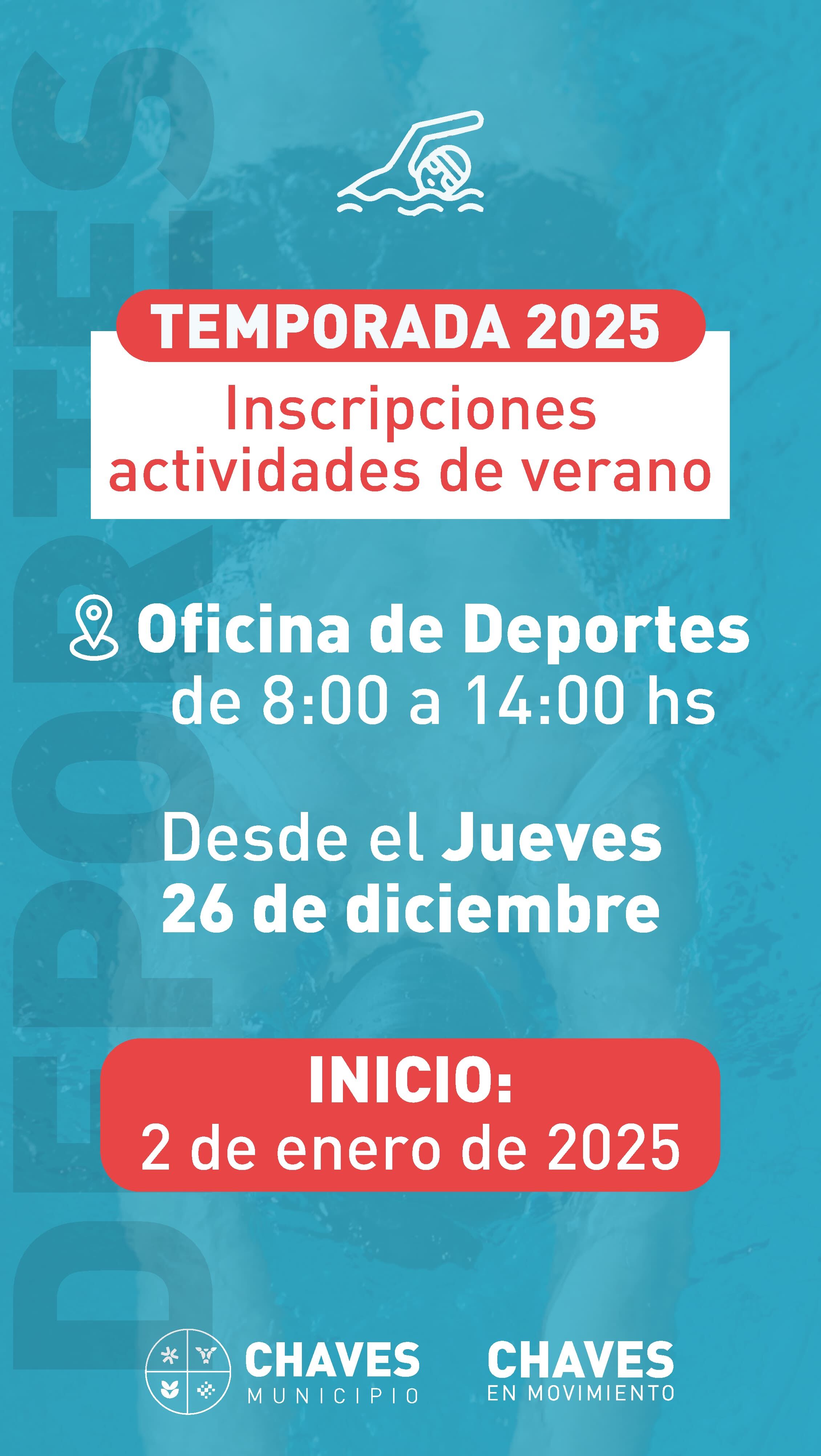 abierta la inscripción para participar en las actividades deportivas de verano