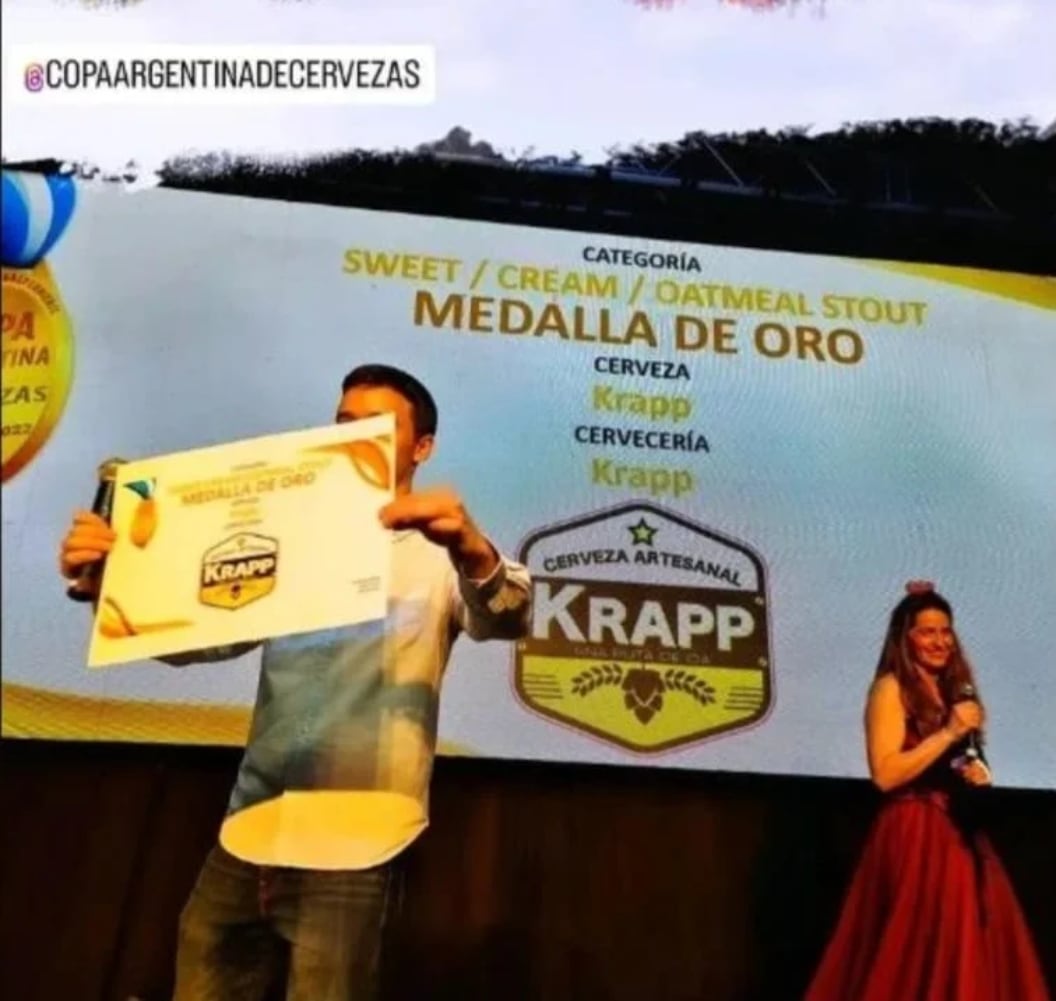 Cerveza Artesanal Krapp.