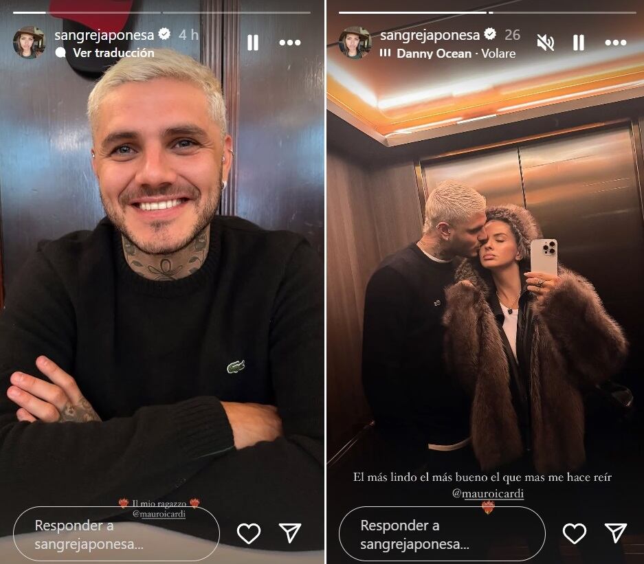 La China Suárez y Mauro Icardi arribaron a Milán. (Foto: Instagram @sangrejaponesa)