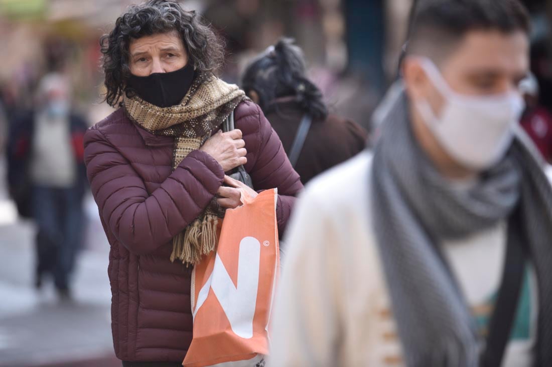 En foco. Viento y frío en Córdoba. (Ramiro Pereyra/ La Voz)