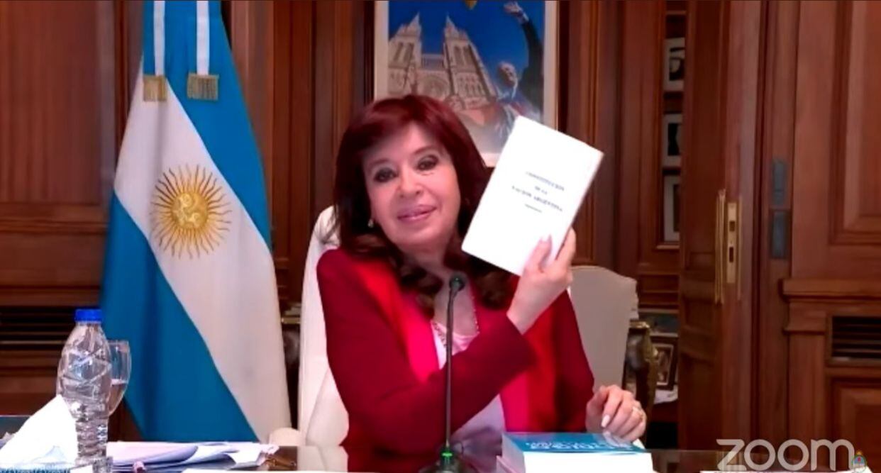 Cristina Kirchner y su alegato final en la causa Vialidad.