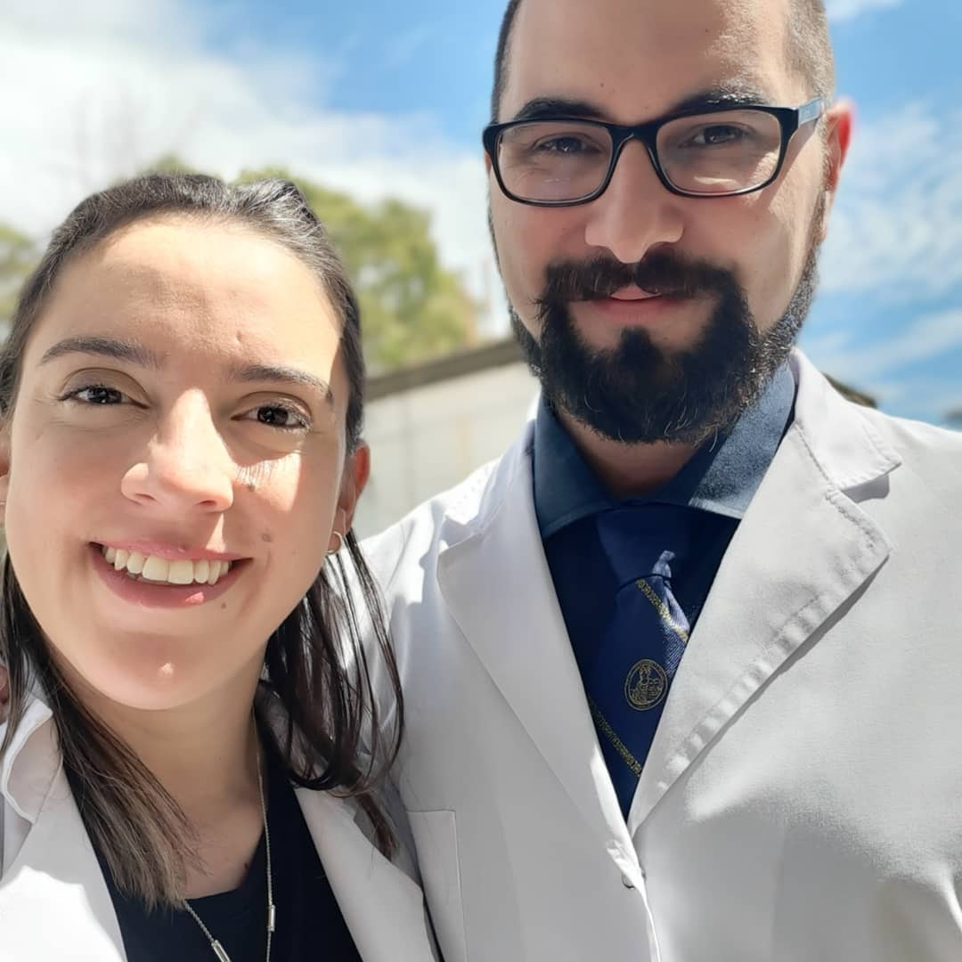 El doctor César Zavatti y la doctora  Laura Galliano