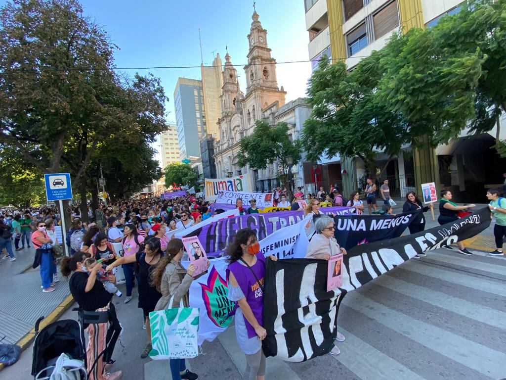  Paro y reclamo por el 8M (Benita Cuellar / La Voz)