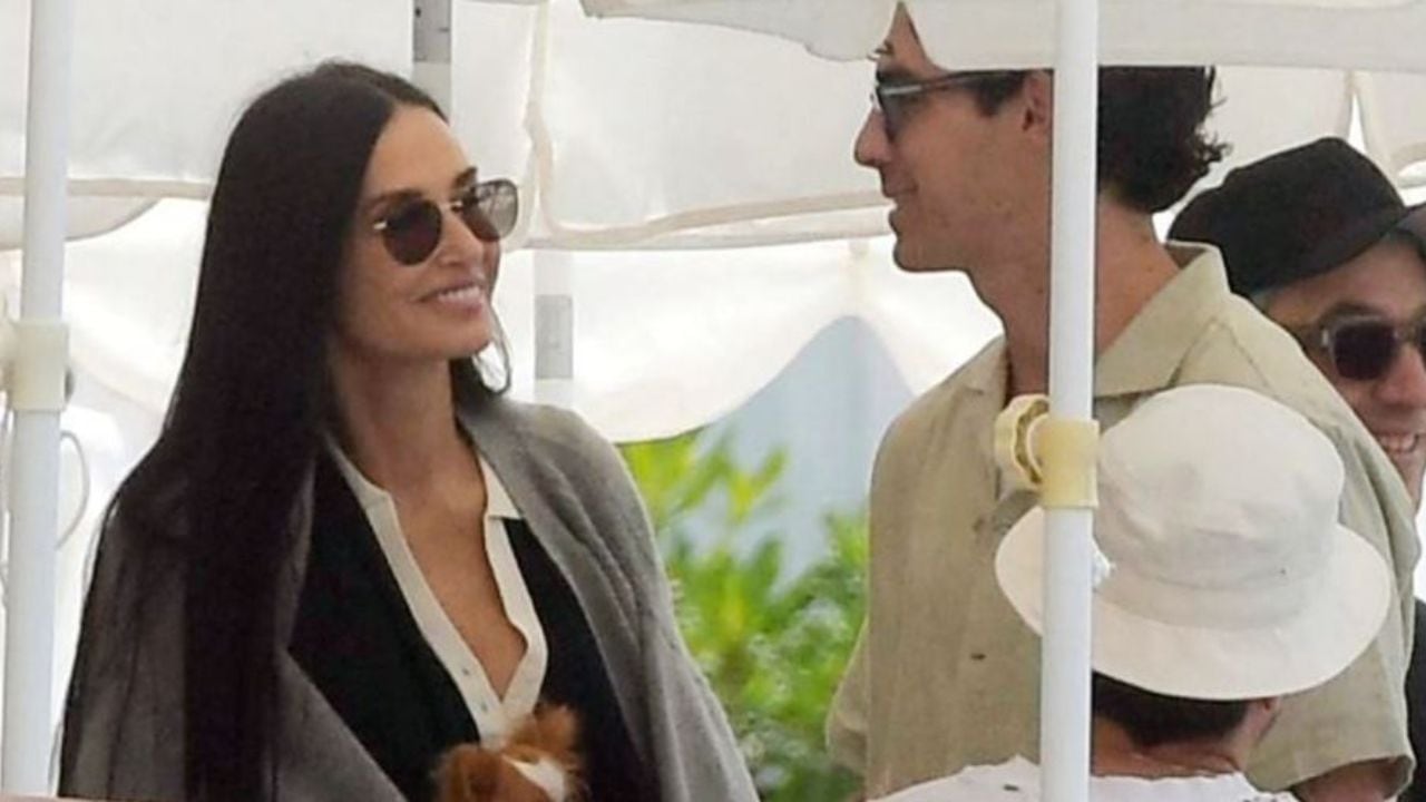 Demi Moore y Joe Jonas en Cannes.