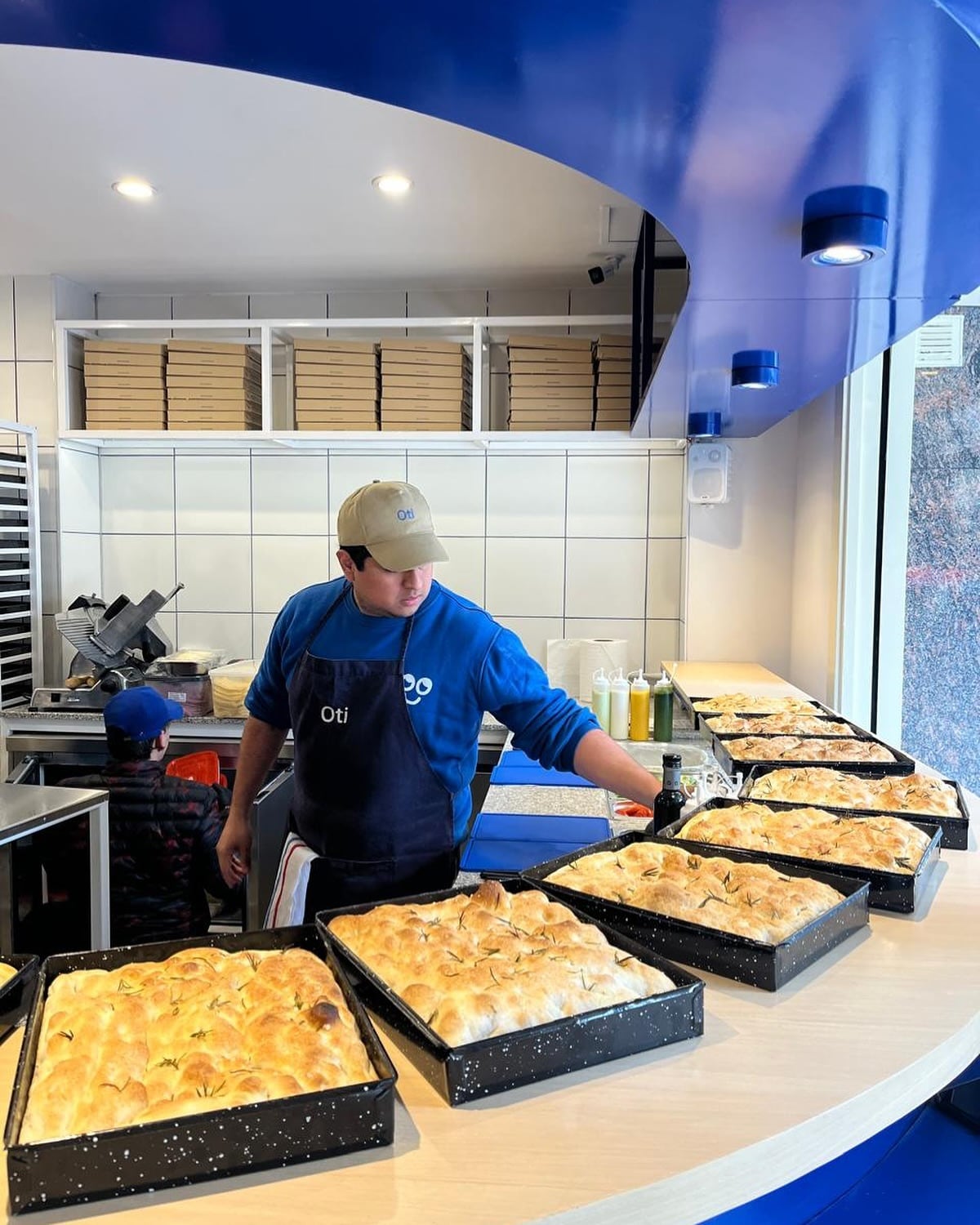 Oti, el pionero de la focaccia en Córdoba.