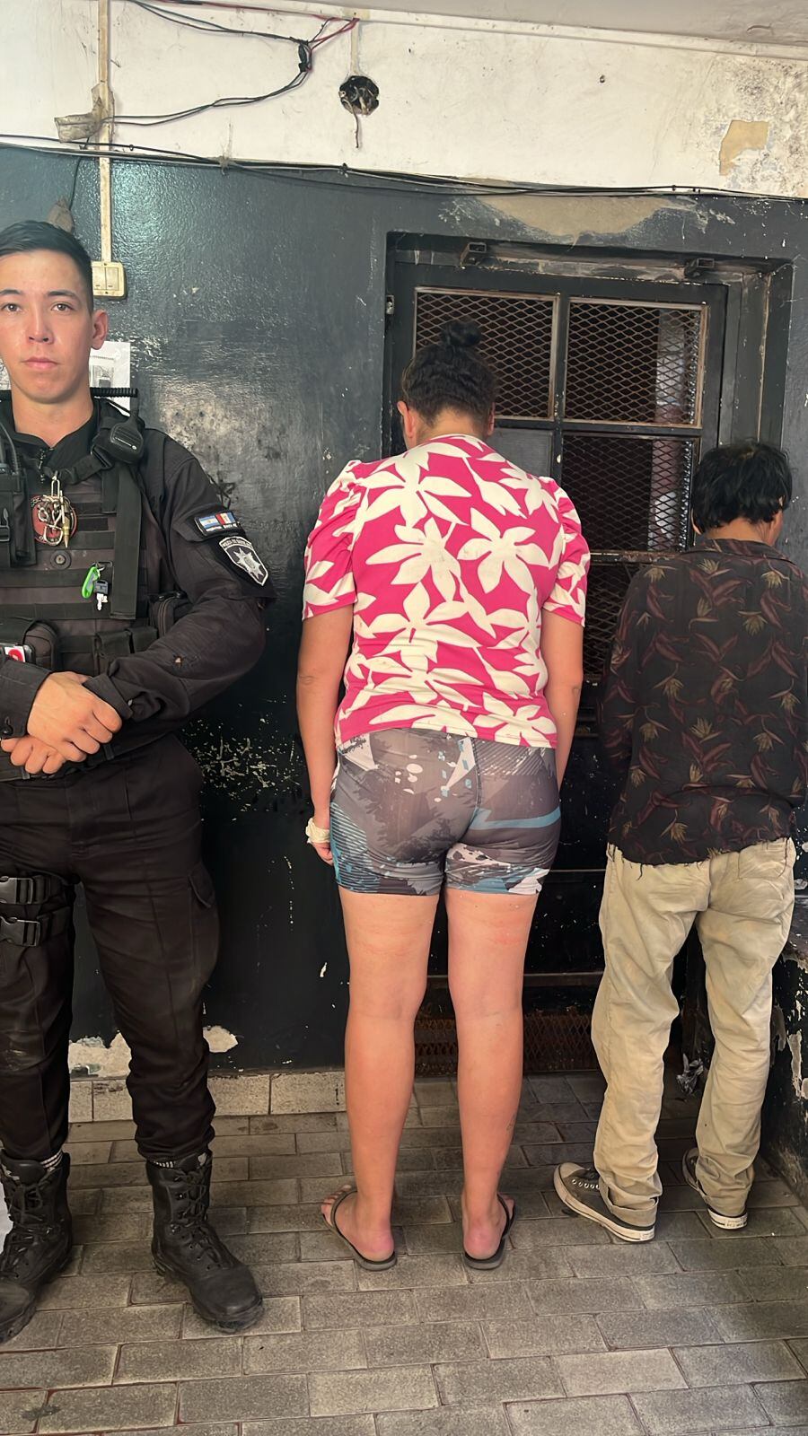 Jaquelina B. (36) fue detenida por la gresca.